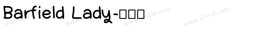 Barfield Lady字体转换